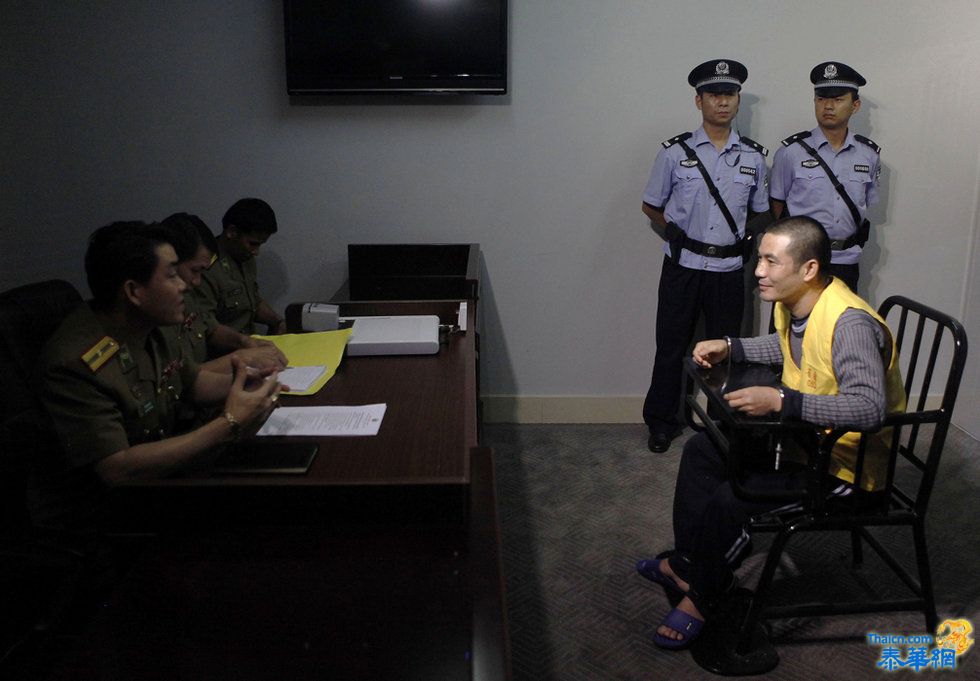 湄公河惨案主犯微笑被审