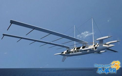 可以变成喷射机的概念游艇Flying Yacht