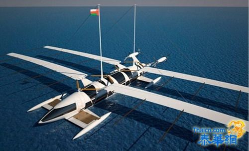 可以变成喷射机的概念游艇Flying Yacht