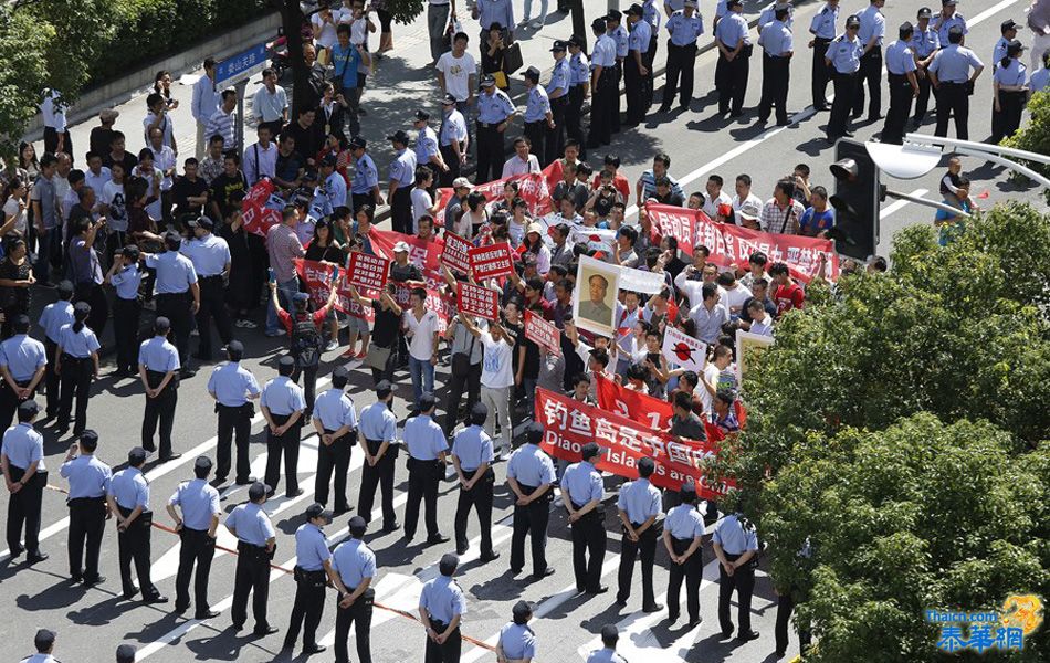 9月16日上海反日游行