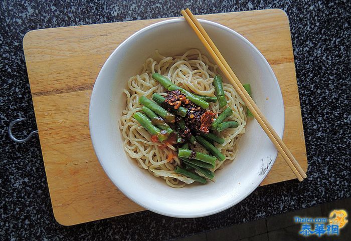 青豇豆掸凉面