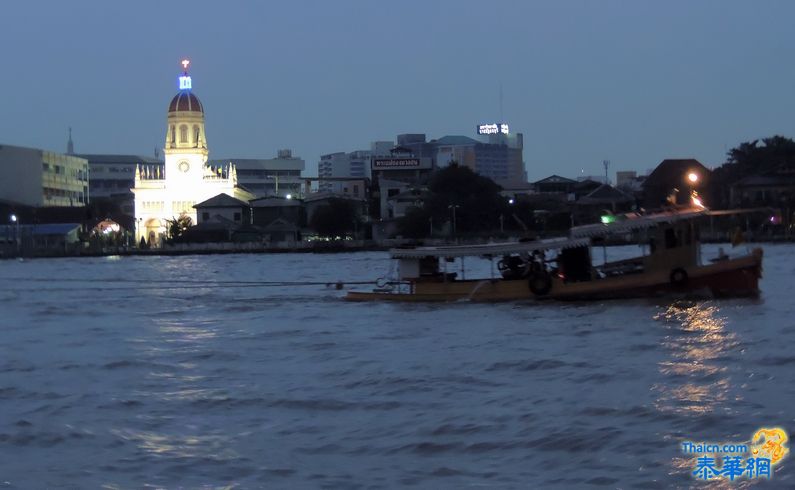 曼谷中秋的夜景