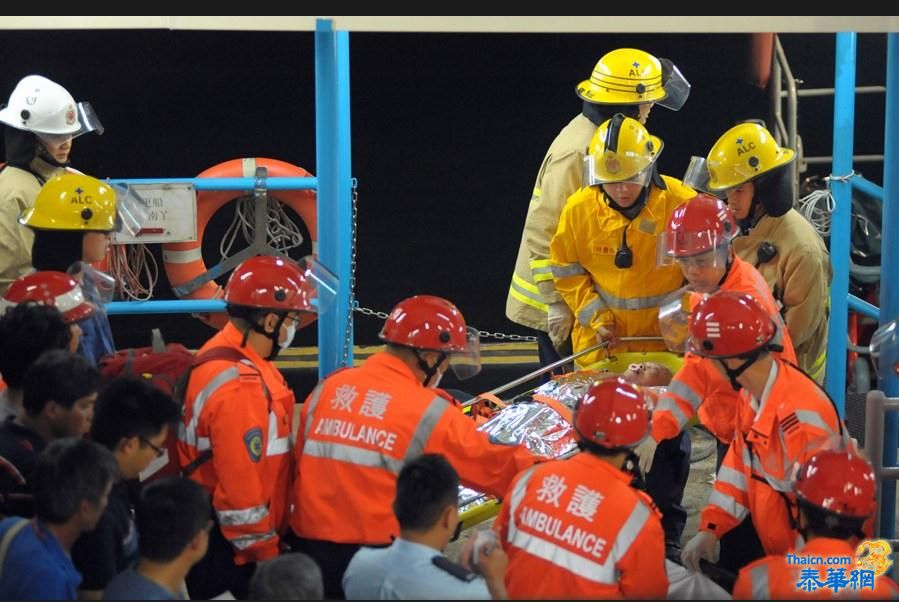 香港渡轮被撞下沉已致36人死亡