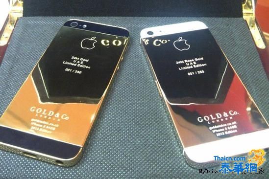 极致奢华的24K黄金版iPhone5