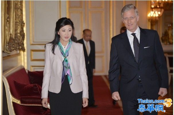 颖拉访比利时会晤首相迪吕波
