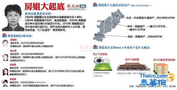 陕西房姐龚爱爱涉嫌伪造国家机关公文印章被批捕