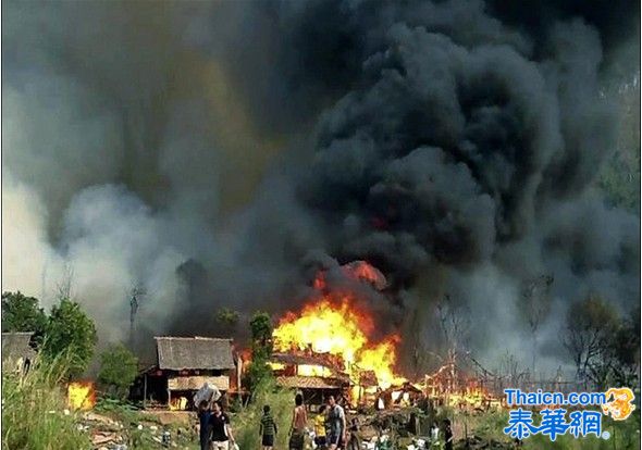 泰北缅甸难民营火灾至少32人遇难
