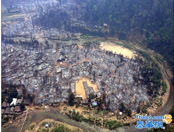 泰北缅甸难民营火灾至少32人遇难