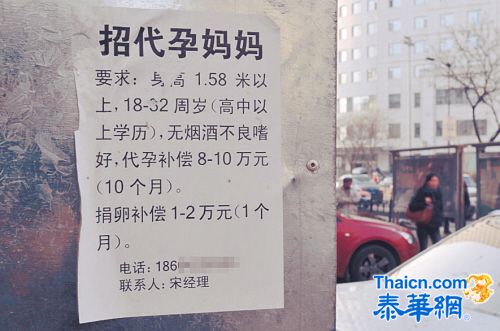 南京:代孕妈妈因怀女婴遭赖账 流落街头