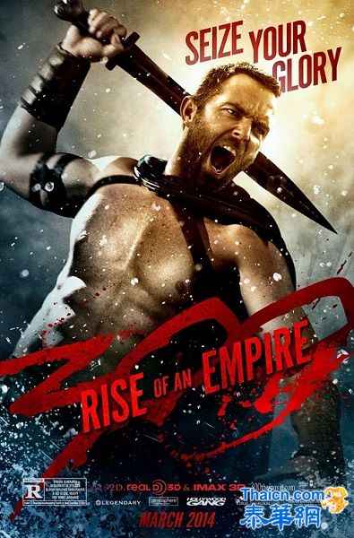 电影动作奇幻史诗片300勇士帝国崛起（300 Rise of an Empire）正在上映（泰国3月6日起）