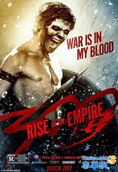 电影动作奇幻史诗片300勇士帝国崛起（300 Rise of an Empire）正在上映（泰国3月6日起）