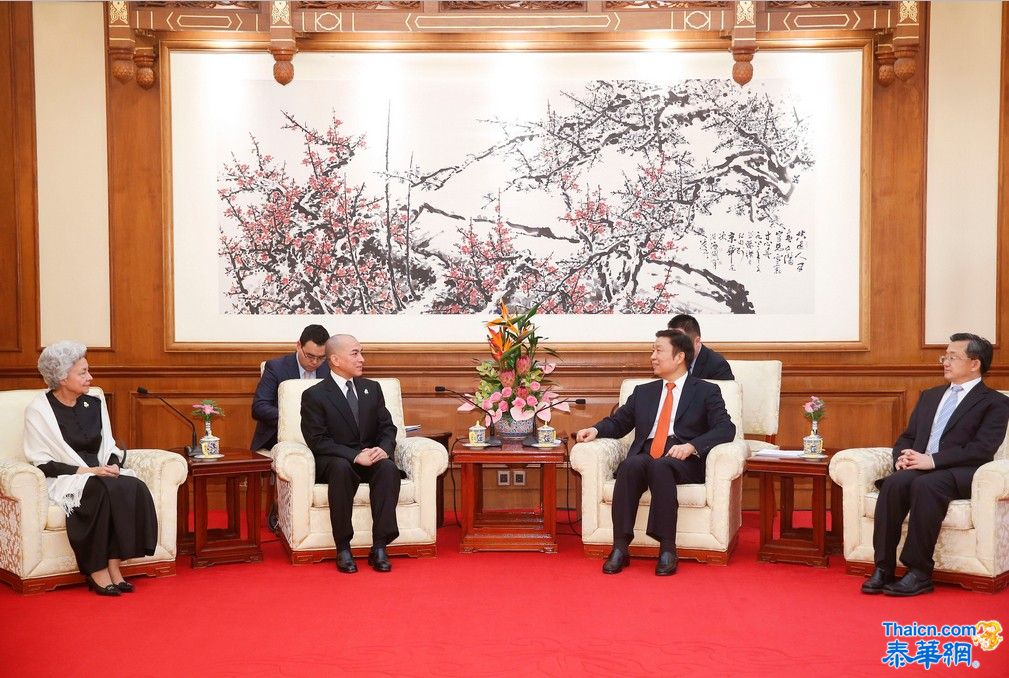 李源潮会见柬埔寨国王