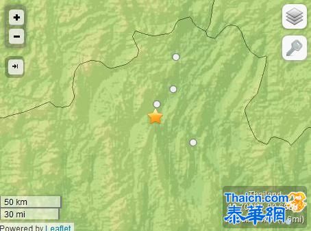 [最新消息]  泰国北部发生里氏6.0级地震 震深7.4公里