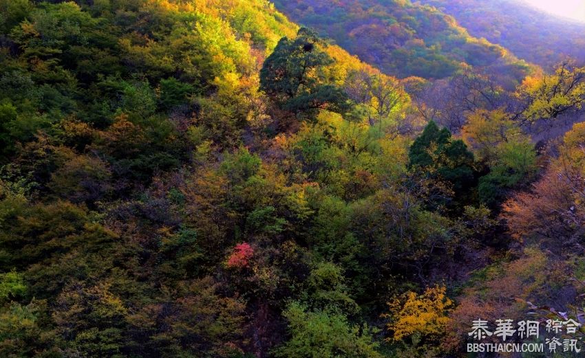 京西古道上的燕山爨底下村风光