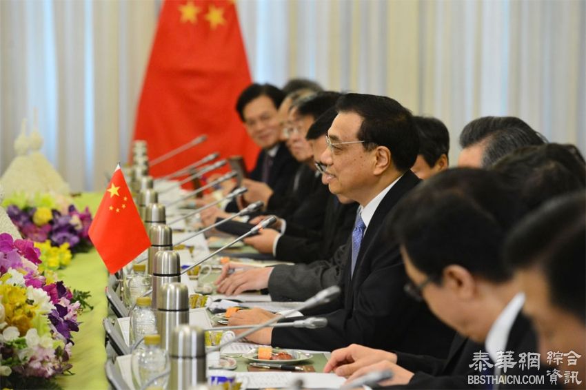 泰国总理巴育在总理府会见中国总理李克强一行