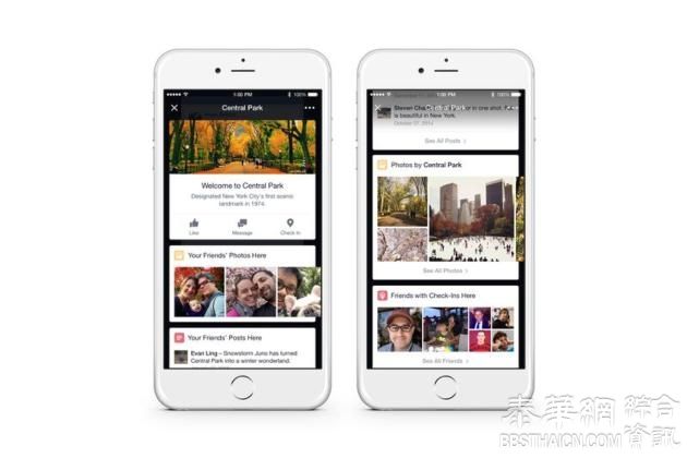 Fb新功能Place Tips提供所在地资讯 为iPhone度身订制先限纽约景点