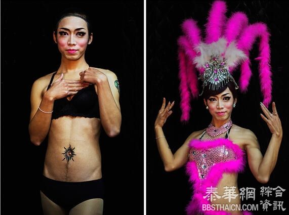 直击:中国"变装皇后"风情万种 痛并快乐着