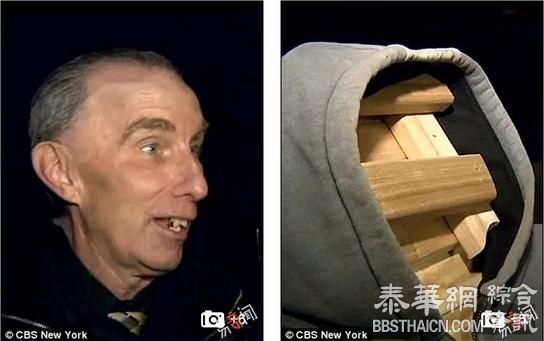 大叔车载木头人走共乘车道被捕 警察看到也笑了