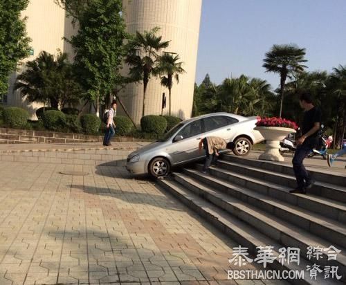 中国女司机太猛了！ 瞧瞧这车祸照