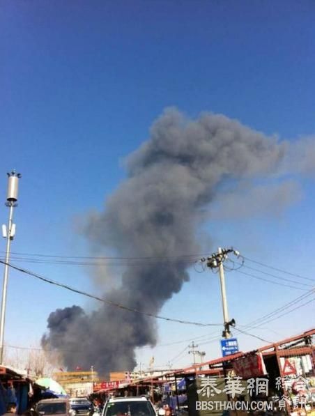 北京高碑店附近疑似发生爆炸 现场腾起蘑菇云