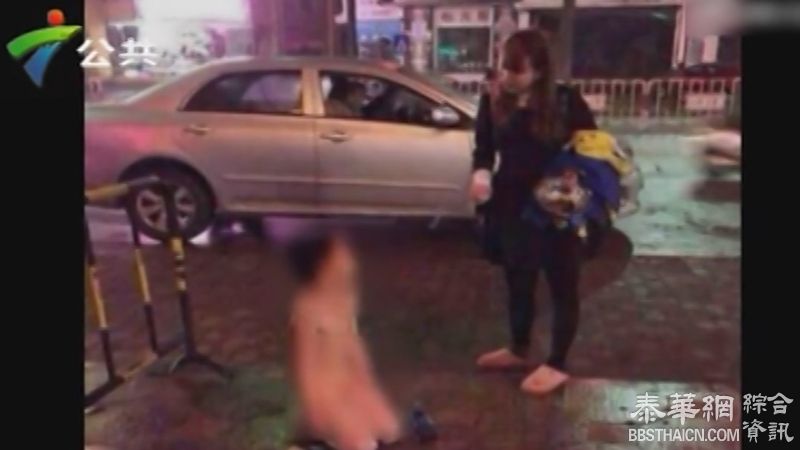 中山虎妈罚子寒夜当街裸跪途人报警