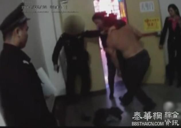 广西醉汉掴警警近距离开枪制服