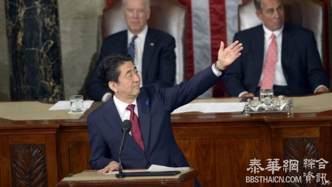 中国高层官员首提不满安倍美国国会演讲