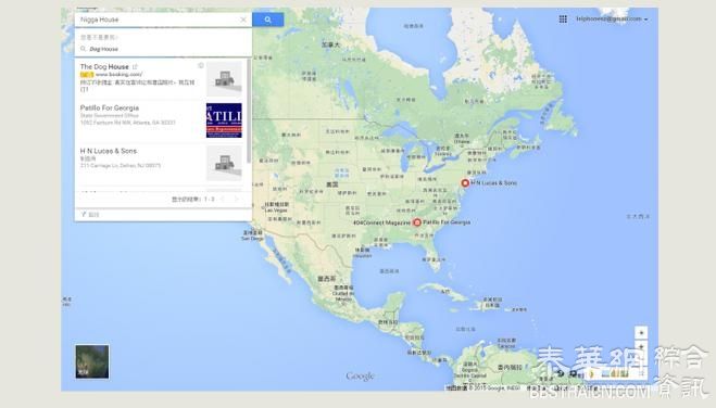 谷歌地图摊上事了 搜索“黑鬼屋”定位却是白宫