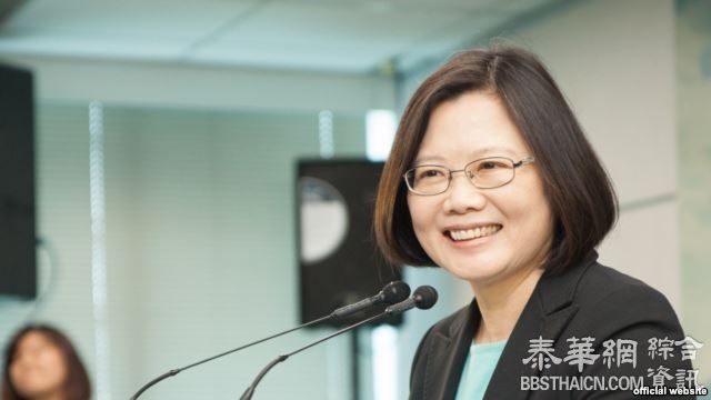 台湾进党主席蔡英文星期五抵达美国访问