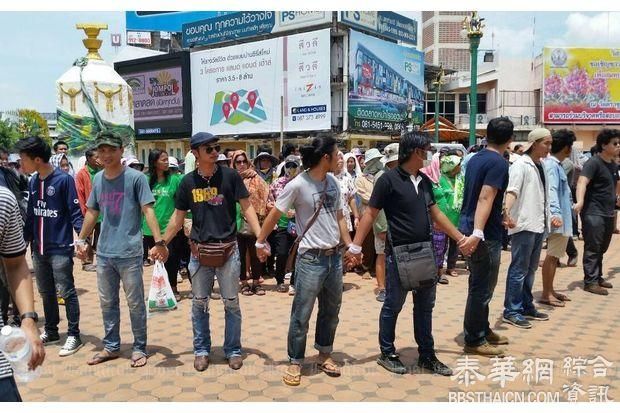 孔敬学生示威反政变 军方未强力干预，示威和平落幕