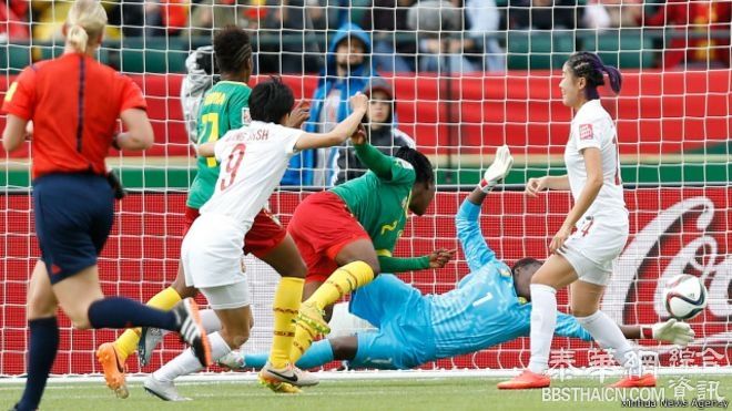 女足世界杯：中国1-0胜喀麦隆晋级8强