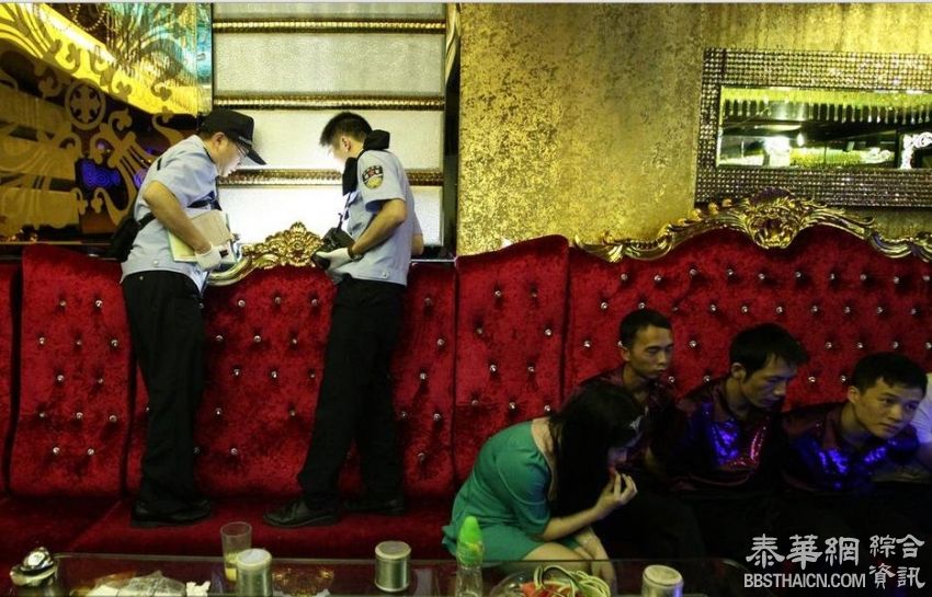 广东警方深夜扫毒 大量90后“陪溜妹”被抓