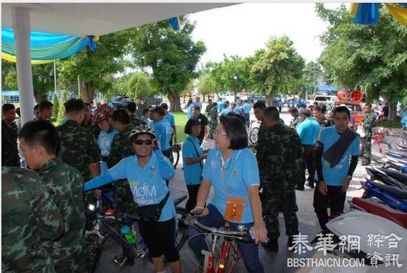 也拉府军警出动 为骑行保驾护航