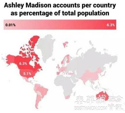 全球最大偷情网站数据曝光 内地上海用户第