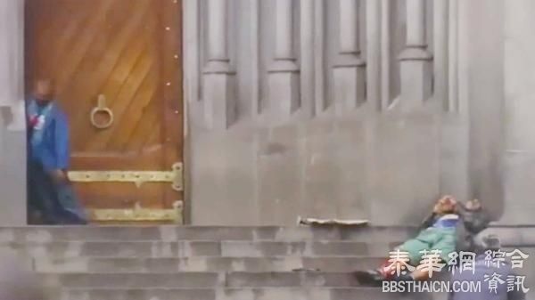 巴西流浪汉解救人质遭枪杀，事发前歹徒曾与人质一同参观教堂
