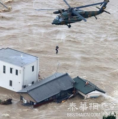 日本洪灾发疏散令东京等地百万人急撤