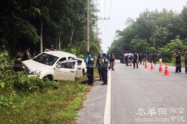 匪徒扫射军车 致一军人殉职