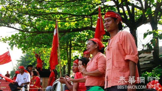 缅甸大选在即 反对派盛大集会