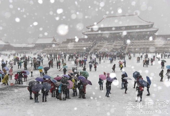 北京大雪 航班大乱