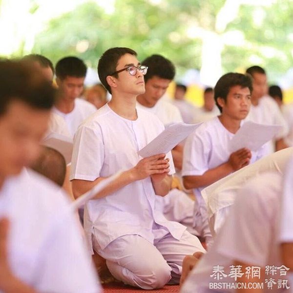 娱乐圈的小鲜肉Nadech剃发修行15天
