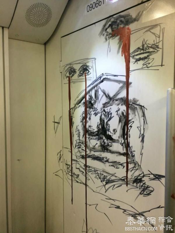 外籍少年在上海地铁车厢画半裸人像写摇滚歌词，被批评教育