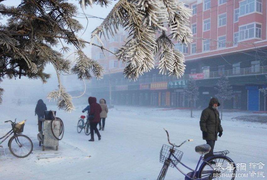 内蒙古呼伦贝尔现-45.1℃极寒天气(高清组图)