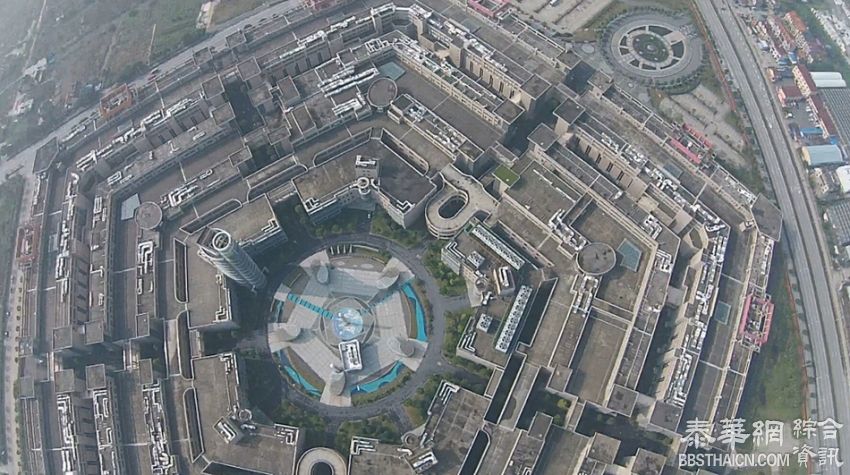 上海版五角大楼，大面积闲置或借迪士尼复活