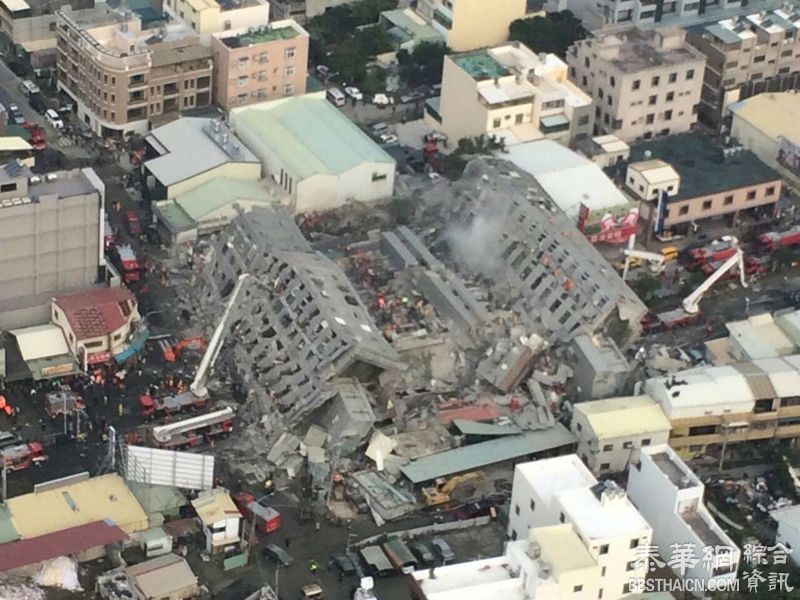 威力如2颗原子弹 台南地震5死358伤