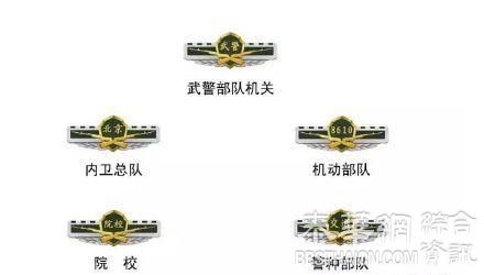 中国大陆武警部队统一更换新式标志服饰