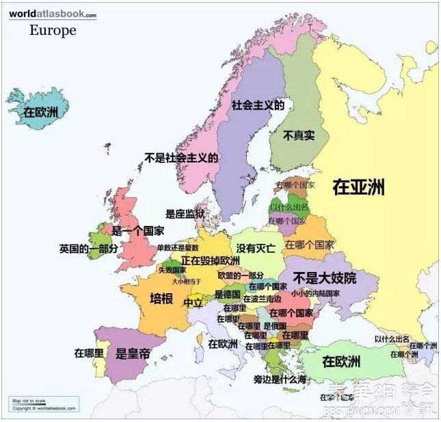 谷歌竟藏着一套不为人知的世界偏见地图(组图)