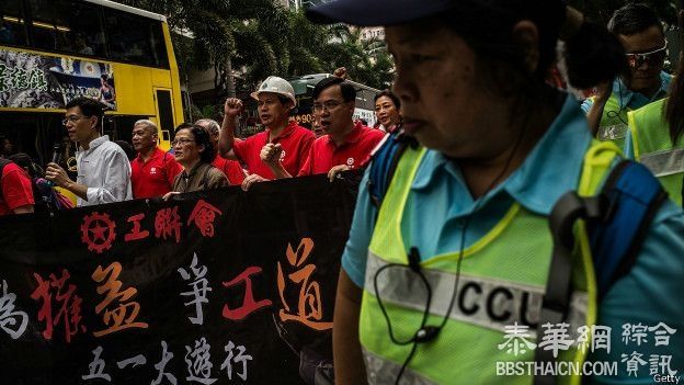 五一劳动节：亚洲多个地区劳工举行示威