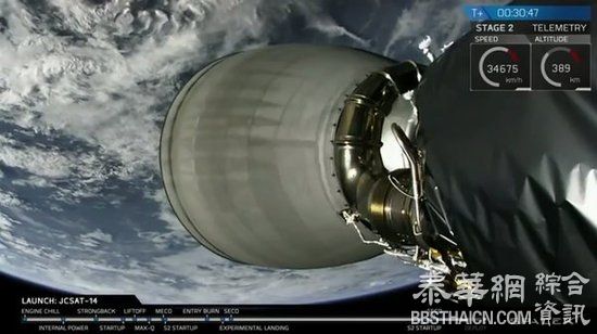 SpaceX 又回收成功了！“猎鹰9号”着陆海面