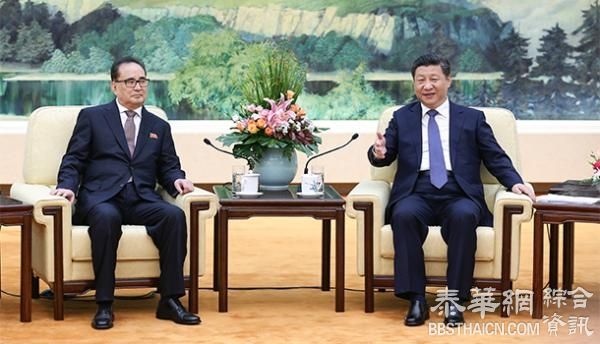 习近平会见朝鲜劳动党代表团，李洙墉转达金正恩致习近平口信