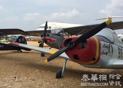 退役飞机为主题的夜市  佛统旅游开辟新地标